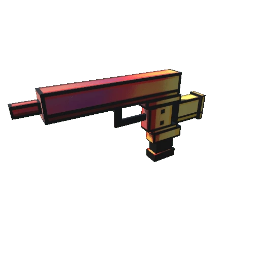 Pistol 03 Neon Red